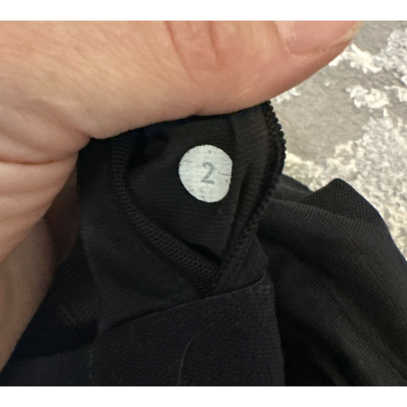 Lululemon Core Kicker Tank Top Strappy Back Workout Black Size 2 - Picture 7 of 9